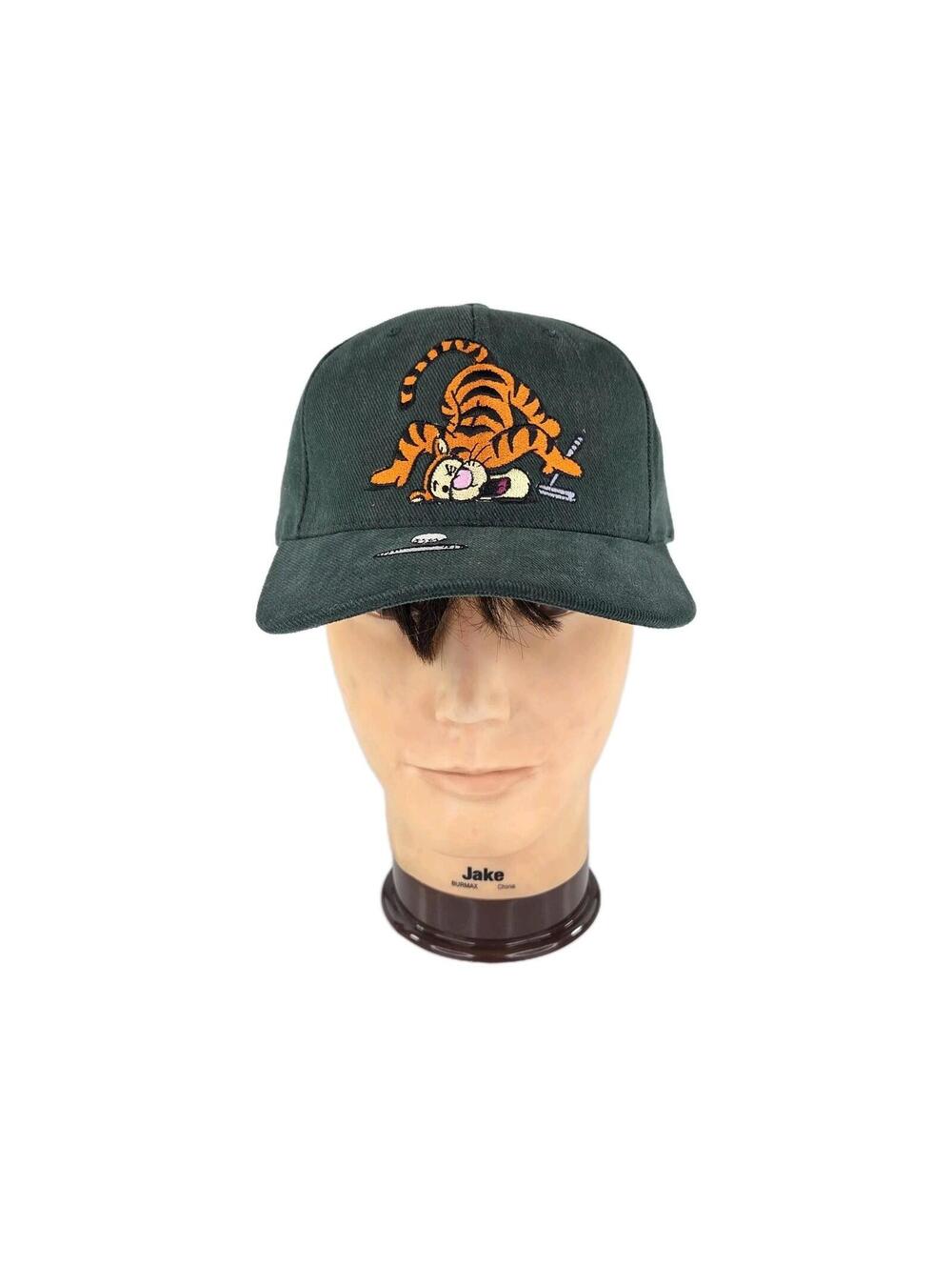 Vintage Walt Disney Goofy's Hat Co Tigger Strapback Cap Hat Made In USA Golf 90s